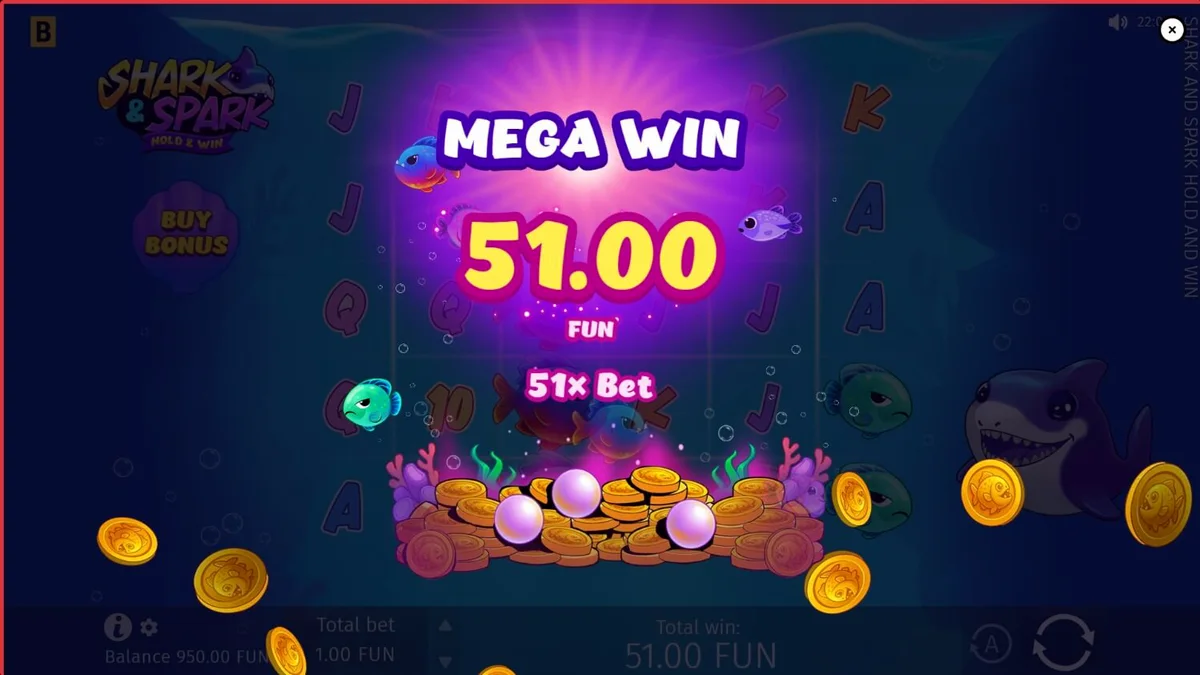 Little Shark no slot Shark & Spark Hold & Win